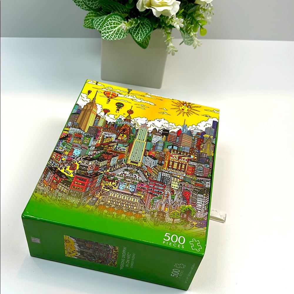 Fazzino Pigeons Droppin’ In On NYC 500 piece jigsaw puzzle